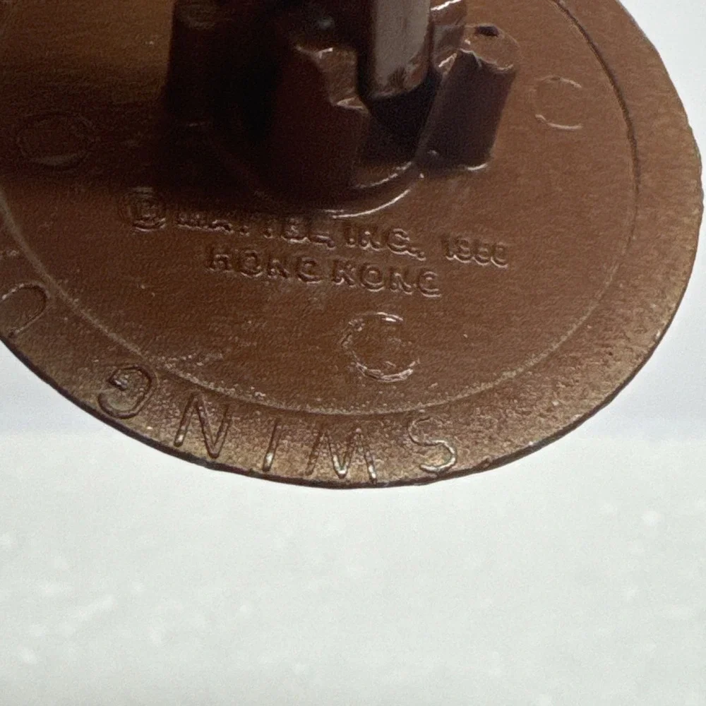 Vintage Mattel 1980 Brown Table Doll House Furniture Accessory 1.5